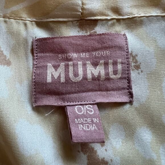 Show Me Your Mumu x Curateur The Harlow Robe, One Size, Animal Print, Neutral - Picture 8 of 11